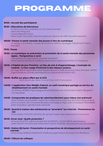 programme colloque